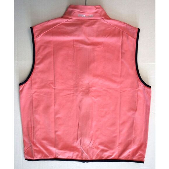 RLX x Ralph Lauren Men's Sz XL Pink Stretch French Terry Golf Vest - Picture 6 of 8